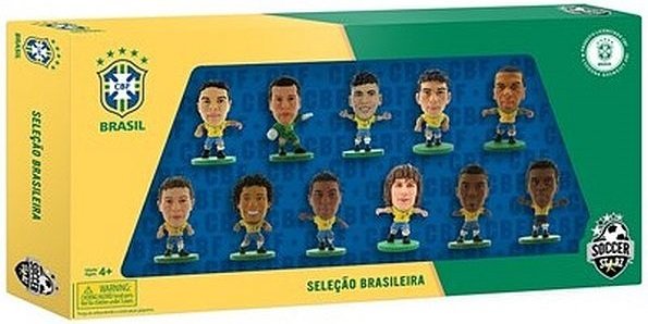 Boneco Thiago Silva Brasil - SoccerStarz