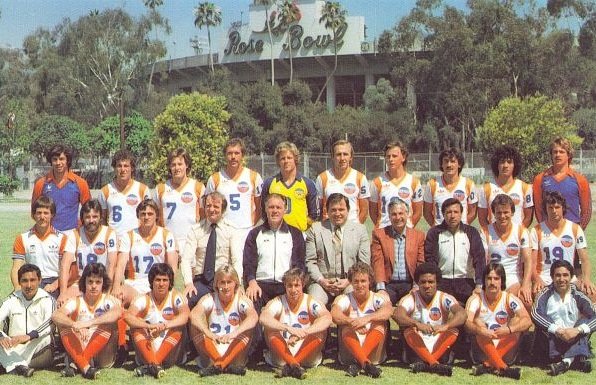 Los Angeles Aztecs Home camisa de futebol 1979 - 1980.