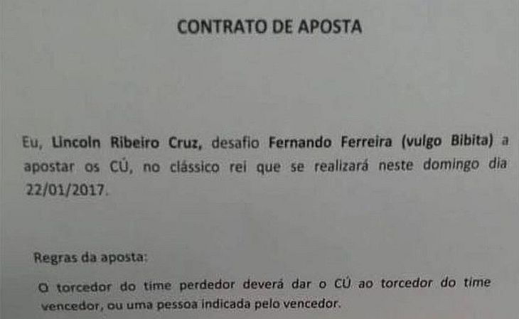 O print começou a circular via Whatsapp e se tornou um viral em Fortaleza (Foto: Reprodução)