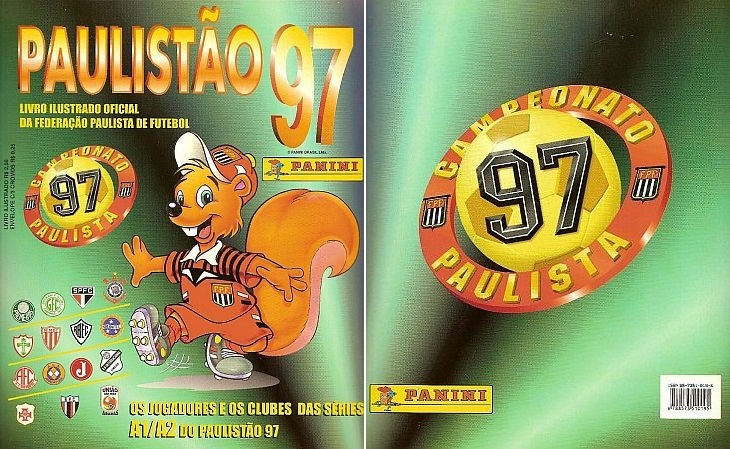 O álbum do Campeonato Paulista de 1997 foi editado pela Panini (Foto: Reprodução)