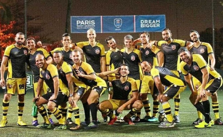 O BeesCats é o primeiro time 100% gay a jogar a Liga Carioca de Futebol Society (Foto: Divulgação)