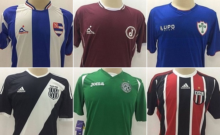 Essas camisas de times paulistas custarão R$ 29,99 cada (Arte: Verminosos por Futebol)