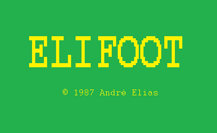 O Elifoot surgiu em 1987, com o nome de ZX Spectrum (Foto: Reprodução)