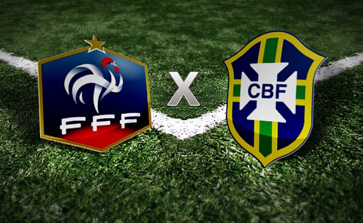 Brasil e França só se cruzam na semifinal ou na final (Foto: Reprodução)