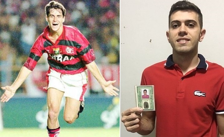 Sávio Flamengo também é jogador de futebol profissional (Foto: Reprodução)