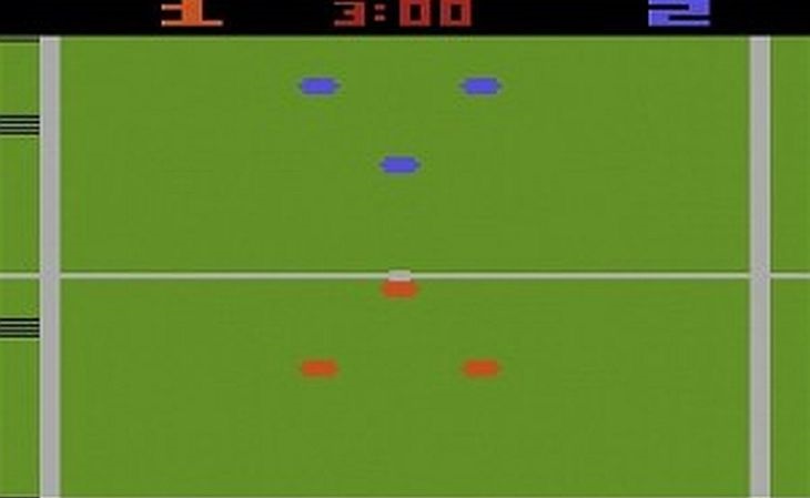 Pele's Soccer, lançado para o Atari em 1981: 1º grande sucesso (Foto: Reprodução)