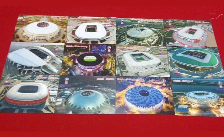 José Vicente de Lima tem 12.500 cartões postais de estádios (Foto: Acervo pessoal)