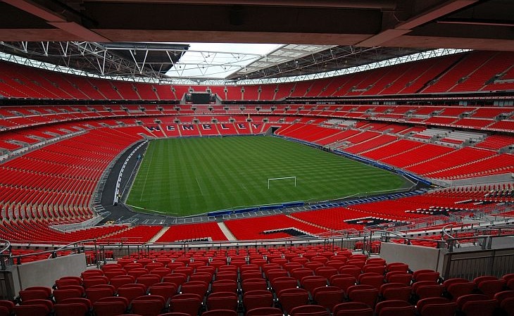 Wembley é o 2º maior estádio da Europa, atrás do Camp Nou, de Barcelona (Foto: Divulgação)