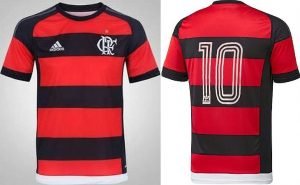 Tatuagem foi inspirada na camisa do Flamengo de 2015 (Foto: Acervo pessoal)
