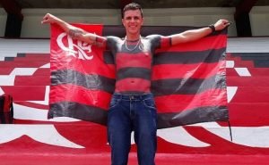 Maurício fez um passeio pela sede do Flamengo em 2017 (Foto: Acervo pessoal)