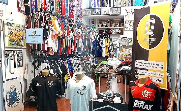 Loja de futebol em Copacabana é nova opção para colecionadores de camisas