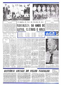 Capa do jornal O Povo de 18 de outubro de 1968 (Foto: O Povo)