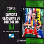 Jorginho O Lendário elegeu seu Top 5 com os 4 grandes e mais o Bangu (Arte: Verminosos por Futebol)