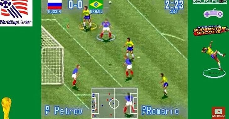 Canal de Youtube recria lances históricos de futebol em videogame