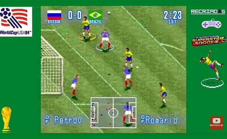 Canal de Youtube recria lances históricos de futebol em videogame