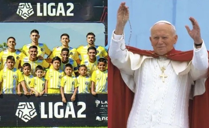 Clube com nome do papa João Paulo II sobe para a 1ª divisão do Peru